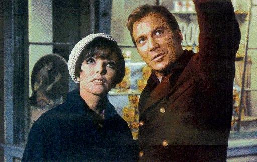 Edith Keeler with Captain Kirk
